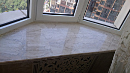 Эркерный подоконник из кварца Vicostone Acacia 9610